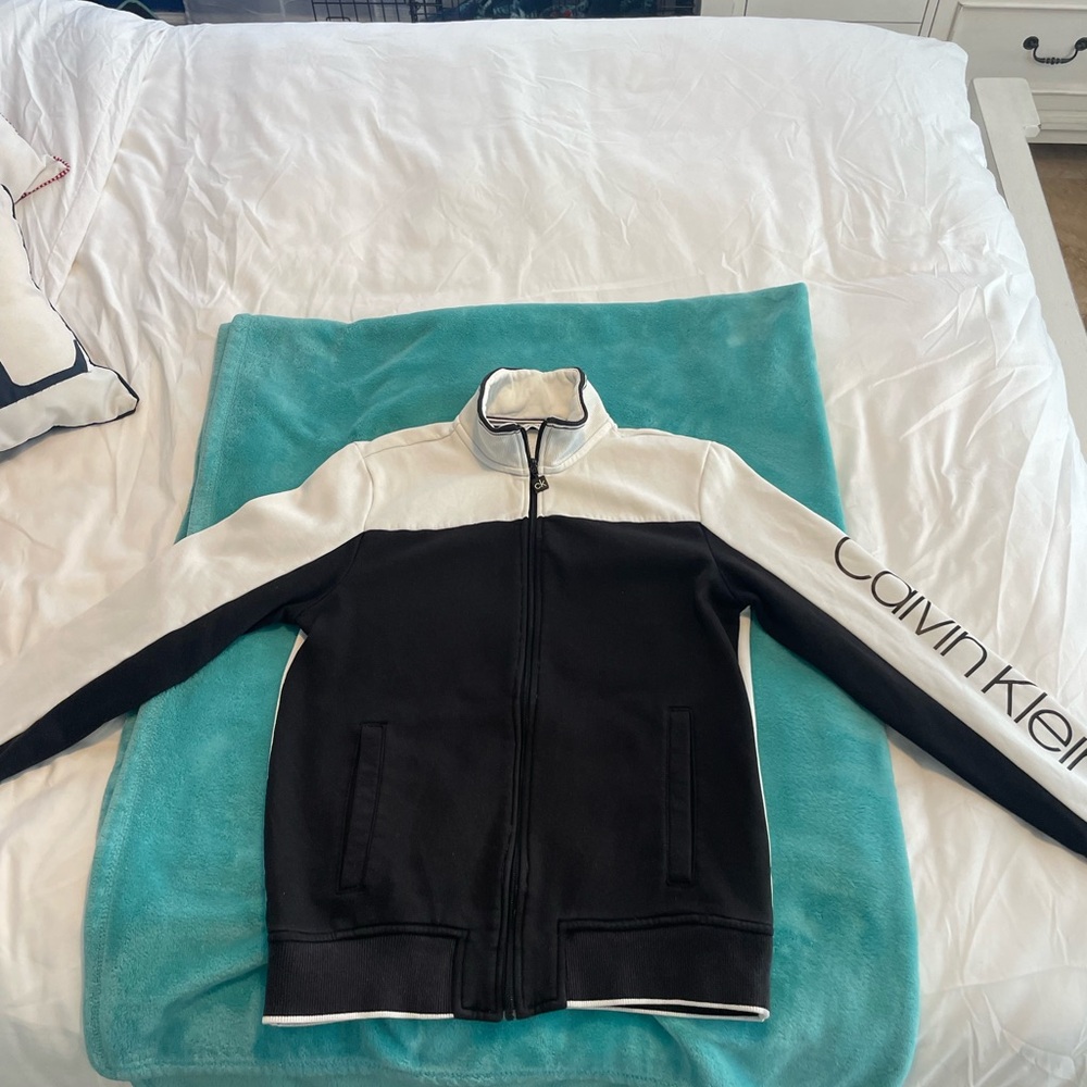 Calvin Klein Monochrome Zip-Up Jacket